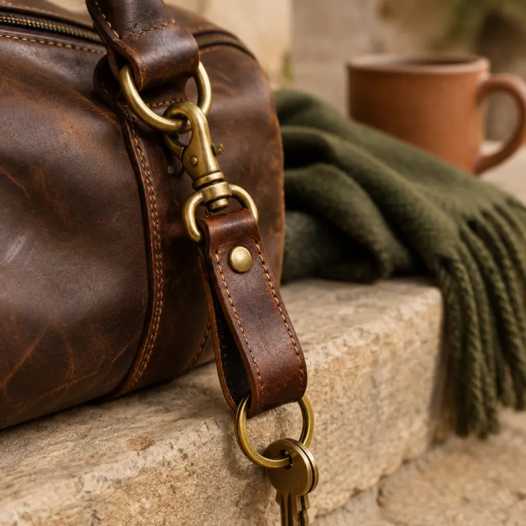 How a mens leather keychain becomes true luxury hardware for daily life