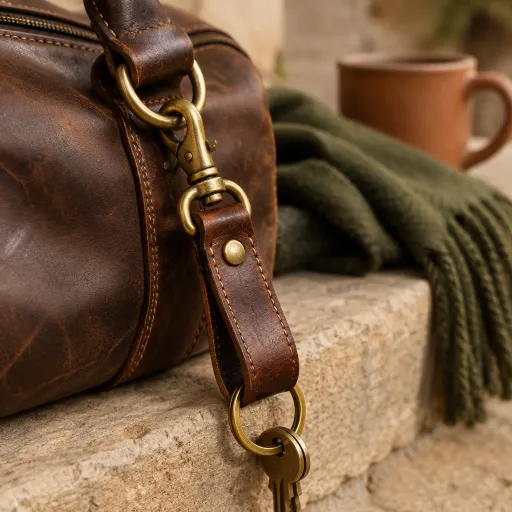 How a mens leather keychain becomes true luxury hardware for daily life