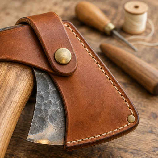 Why a leather axe sheath belongs in a refined tool collection