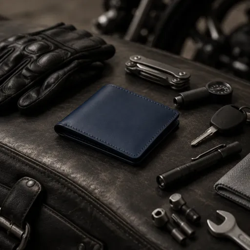 How a refined motorcycle wallet becomes the quiet centerpiece of a rider’s kit
