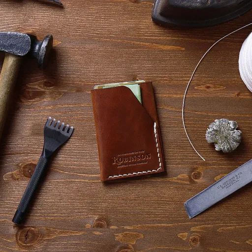 The refined art of the cross draw knife sheath for discerning leather owners