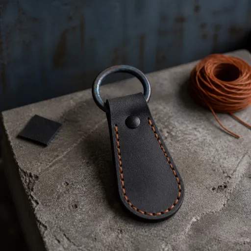 How a leather key fob becomes a quiet statement of craftsmanship