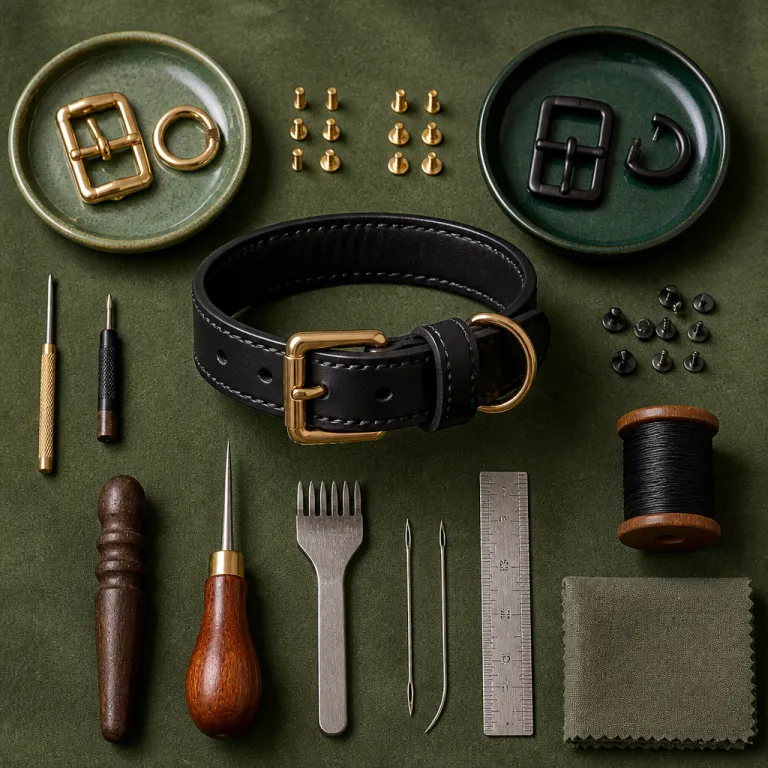 When a black leather dog collar becomes true luxury hardware