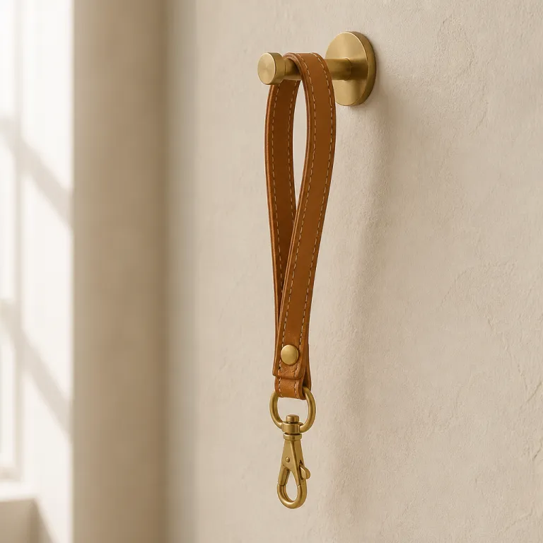 The refined art of the leather wristlet keychain for discerning owners