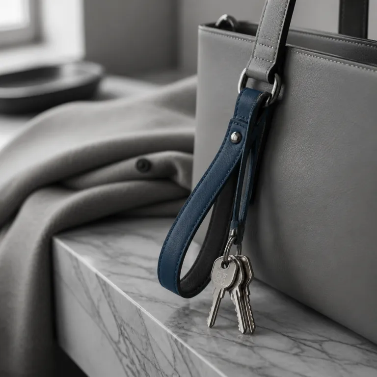 Why a leather wristlet keychain is the most refined way to carry your keys